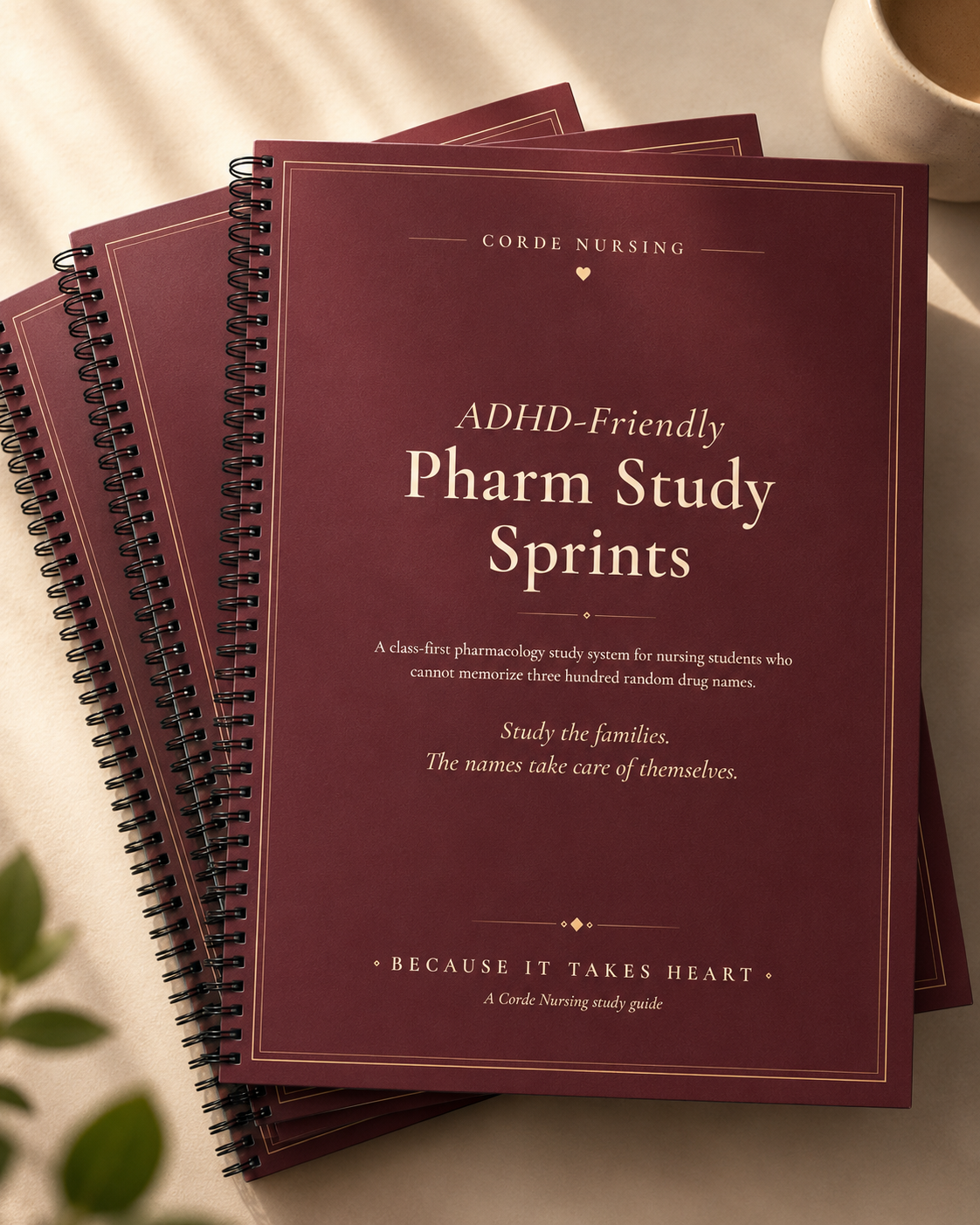 ADHD-Friendly Pharm Study Sprints printed book
