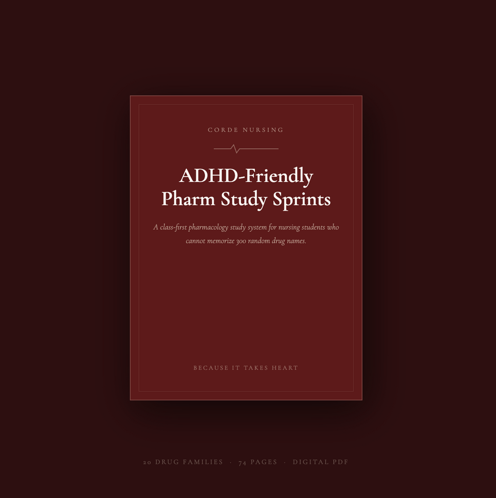 ADHD-Friendly Pharm Study Sprints