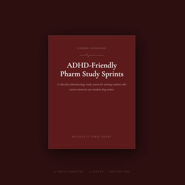ADHD-Friendly Pharm Study Sprints