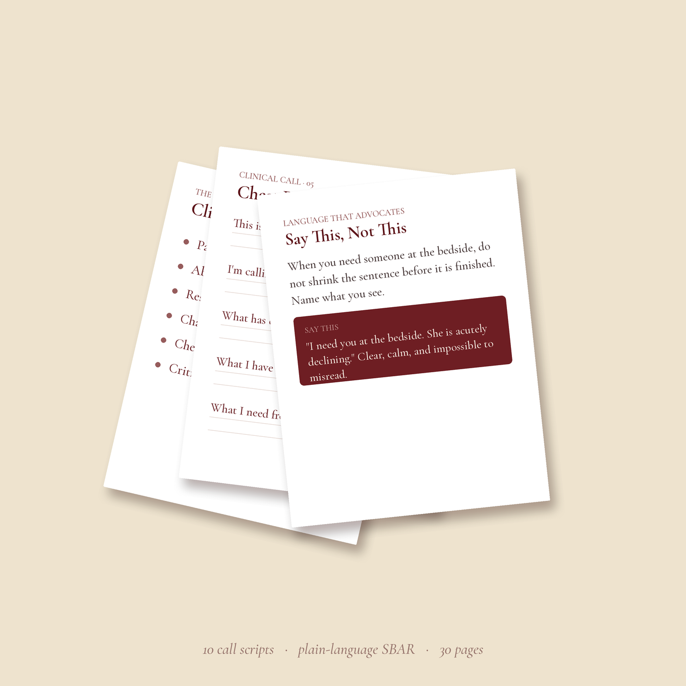 Provider Call Scripts for New Nurses