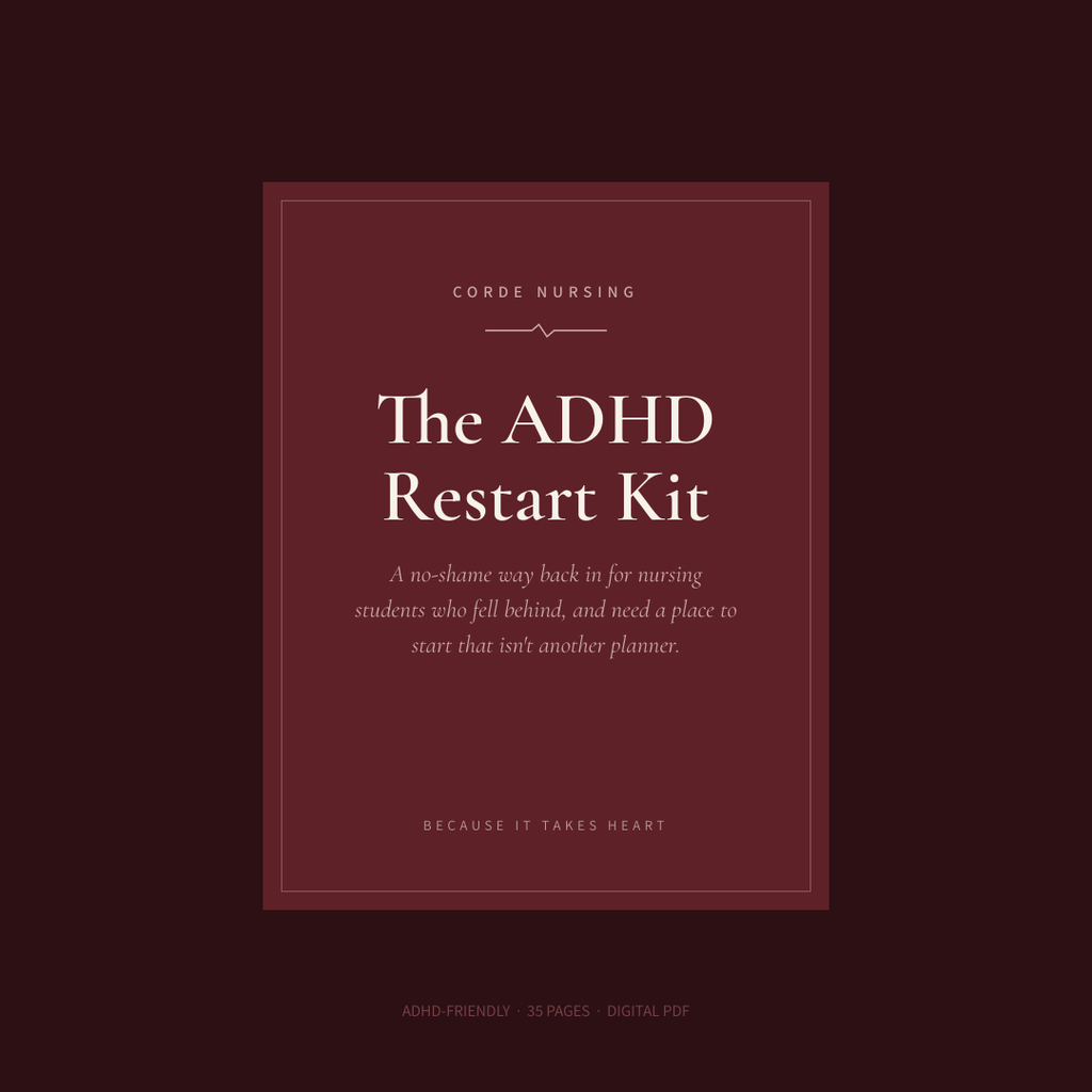 The ADHD Nursing School Restart Kit