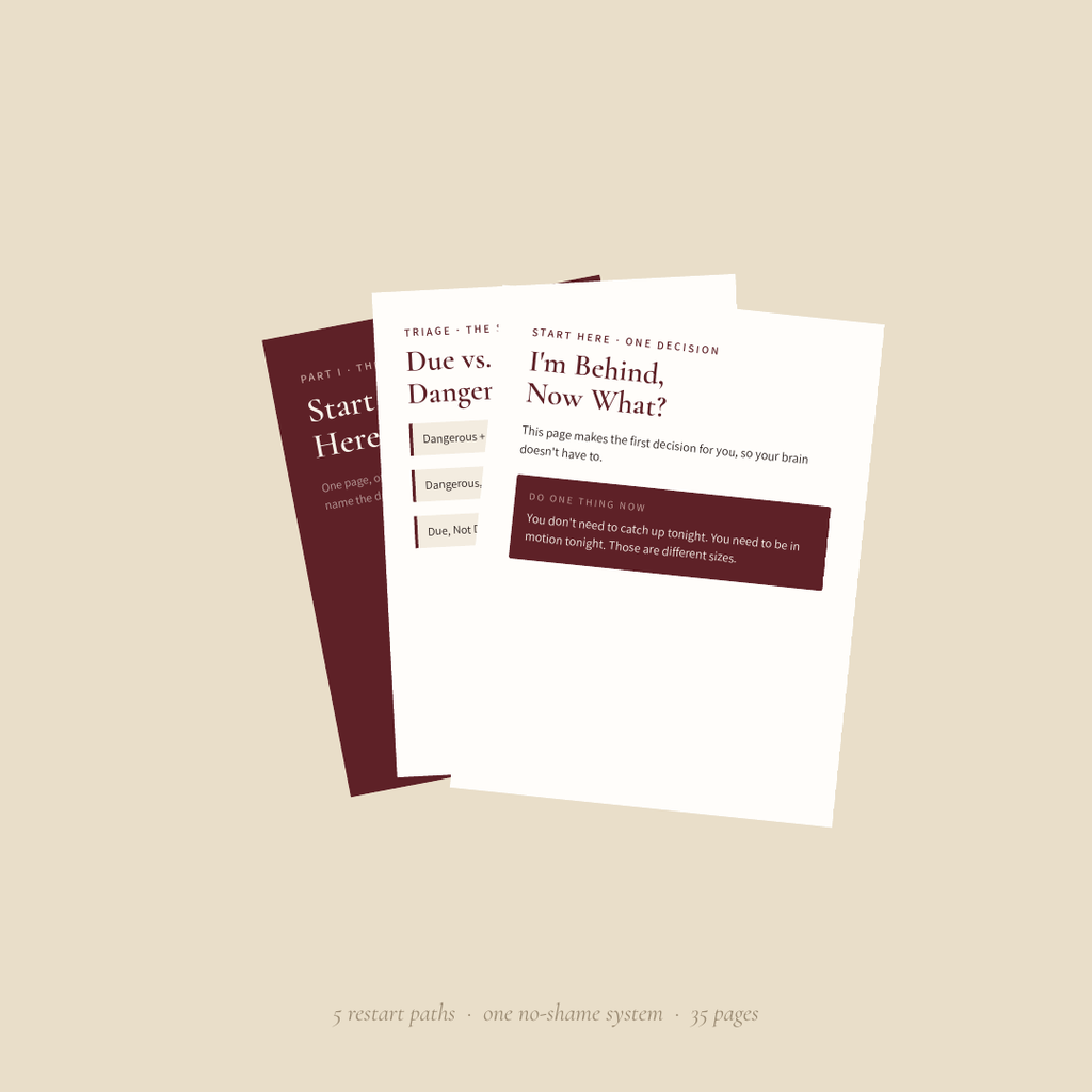The ADHD Nursing School Restart Kit