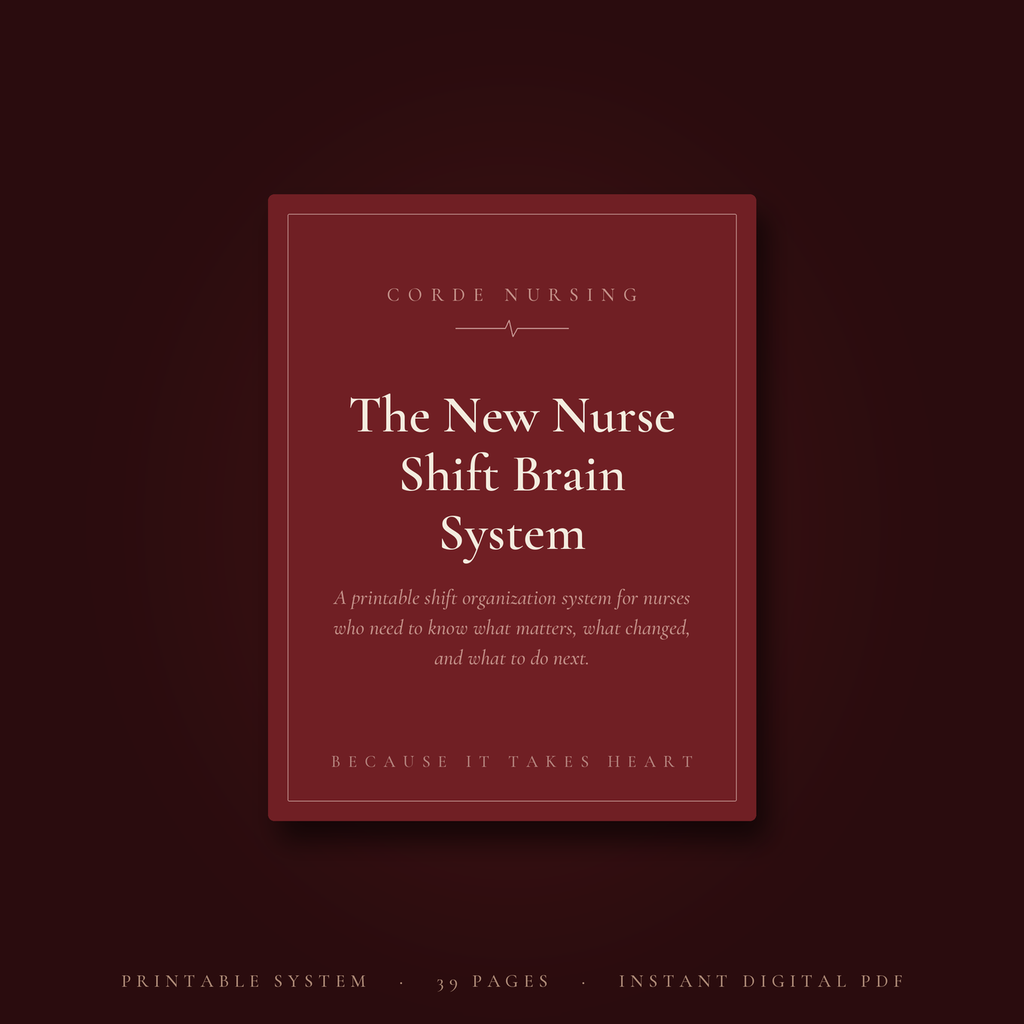 The New Nurse Shift Brain System PDF