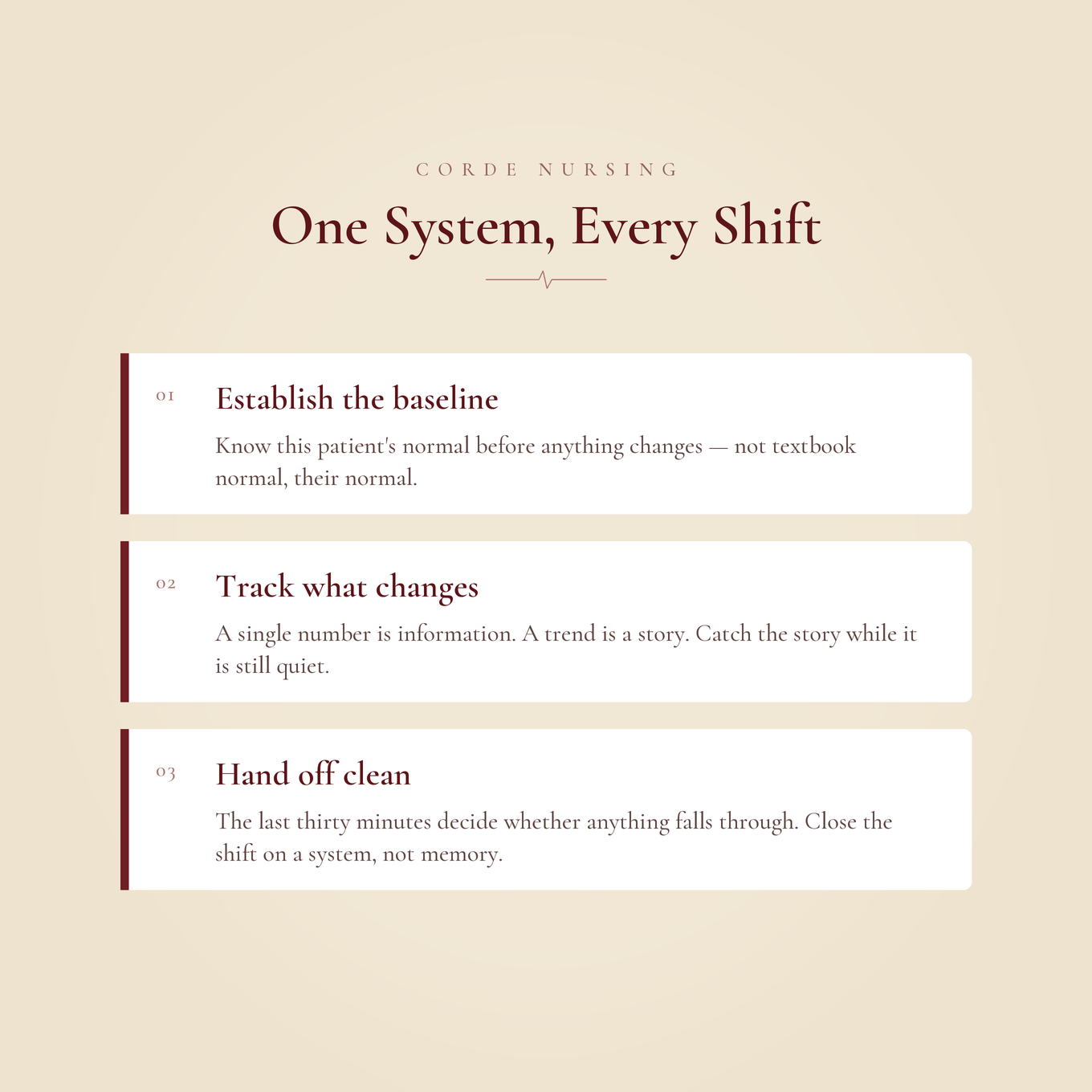 The New Nurse Shift Brain System